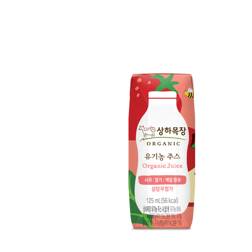 상하목장 유기농 주스 사과딸기케일